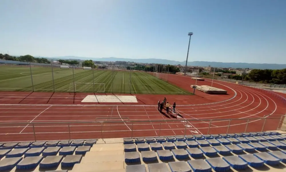 Nueva pista de atletismo del polideportivo Manuel Ruiz de Alcantarilla 1