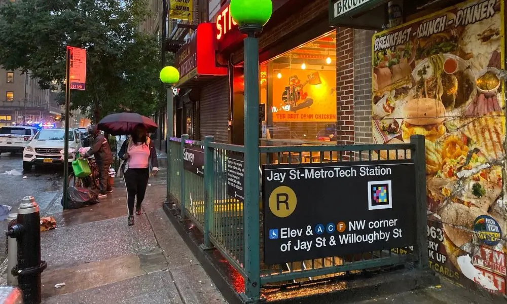 Navilens en el Metro de Nueva York