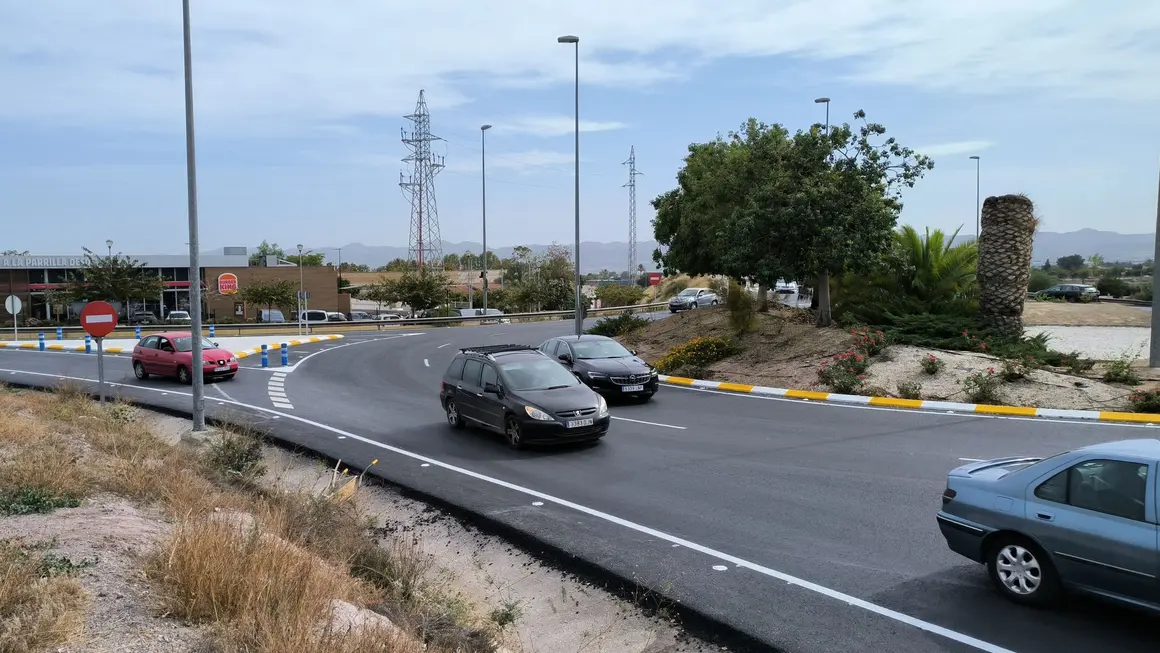 Im&aacute;genes de las nuevas rotondas del barrio lorquino de San Antonio.