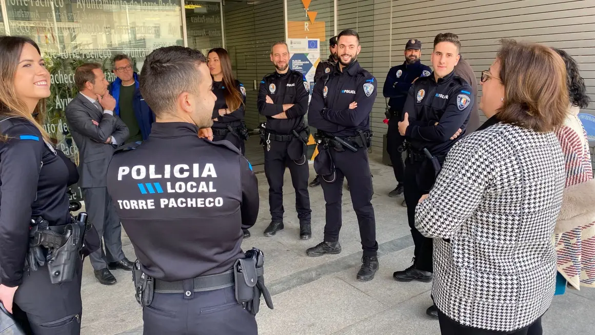 Siete nuevos polic&iacute;as locales para Torre Pacheco