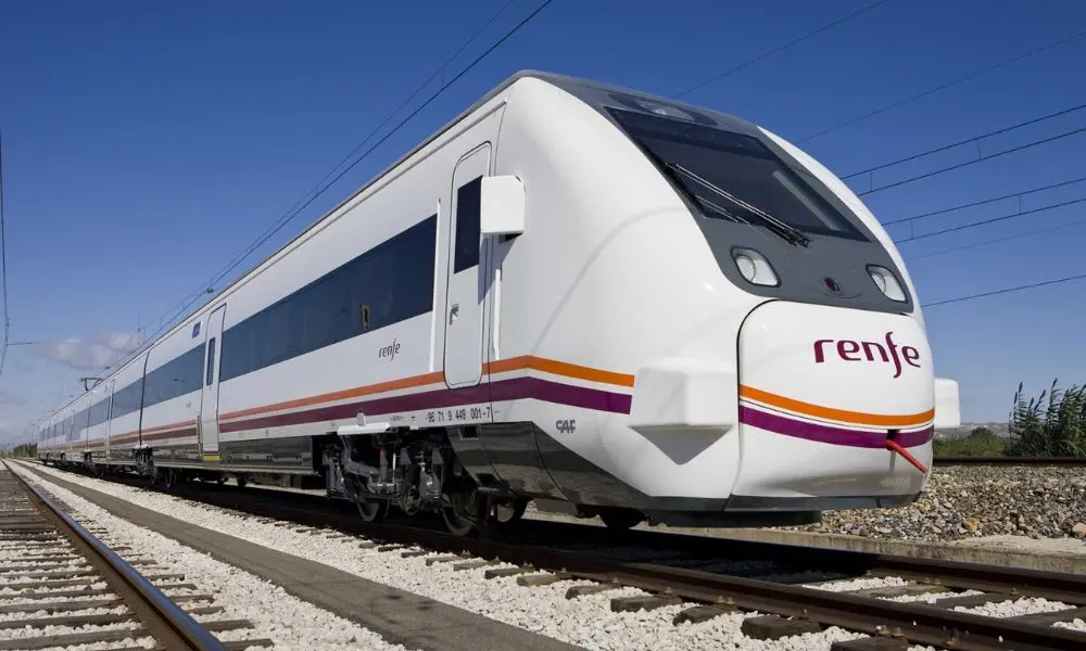 Imagen de archivo de un tren AVE