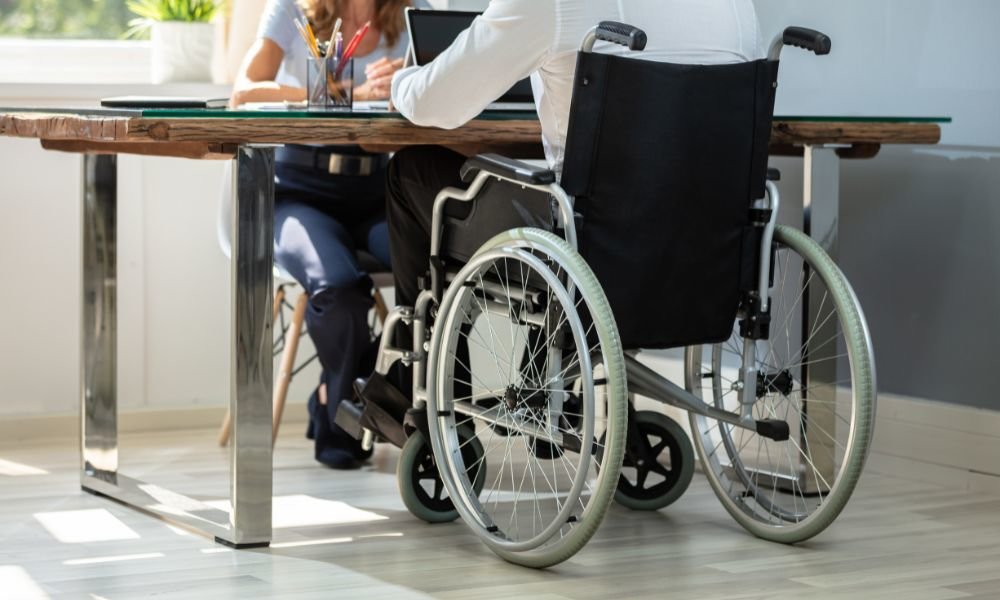 Persona con discapacidad en el trabajo