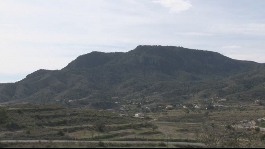 Fotografía de la Sierra de la Muela, situada al oeste de Cartagena