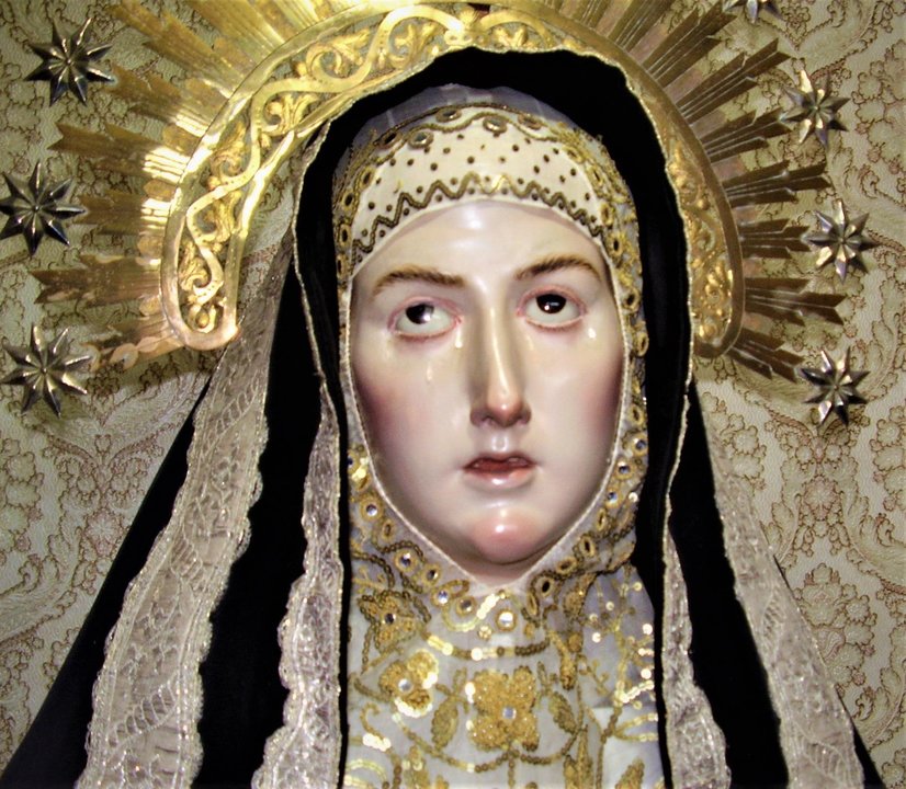 Virgen de los Dolores del Monasterio de la Encarnación de Algezares | FOTO: JOSÉ ALBERTO FERNÁNDEZ