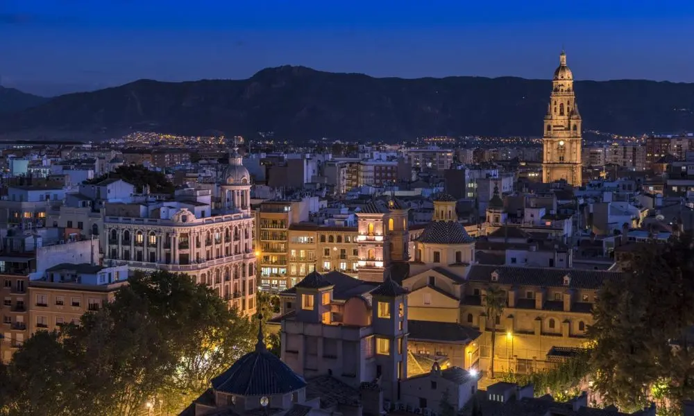 Imagen nocturna de Murcia (Foto: Ayto. Murcia)