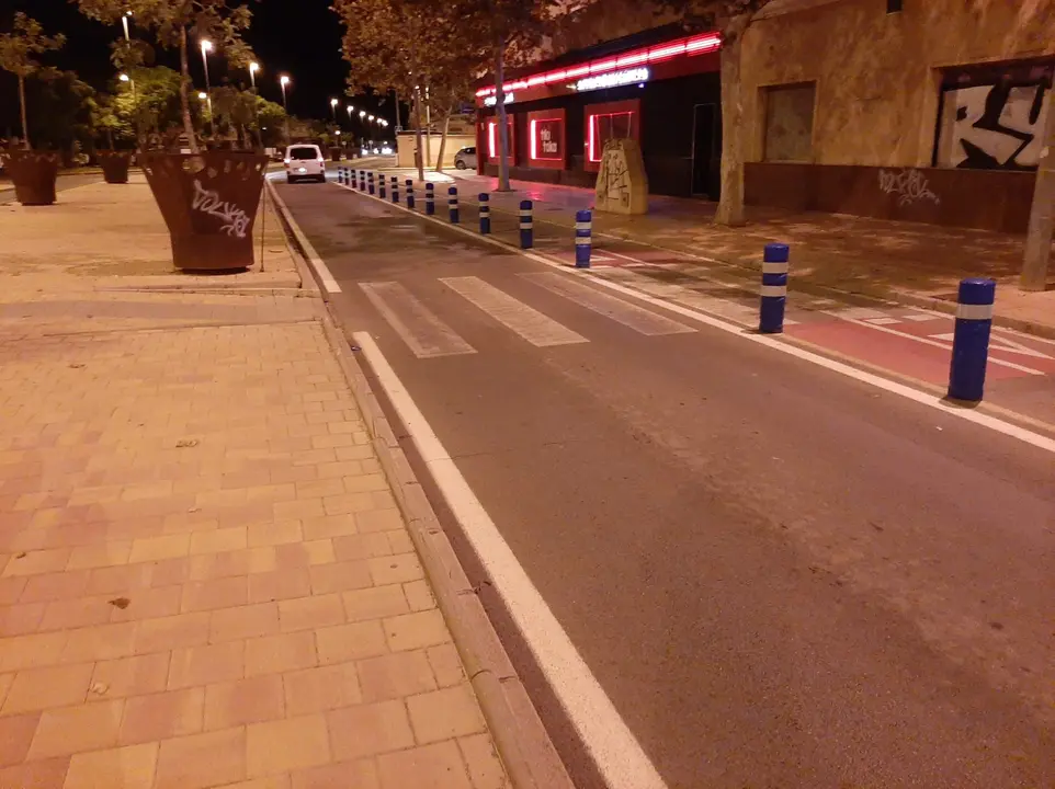 Imagen de la calle en la que ocurri&oacute; el atropello | FOTO: POLIC&Iacute;A LOCAL DE SAN JAVIER