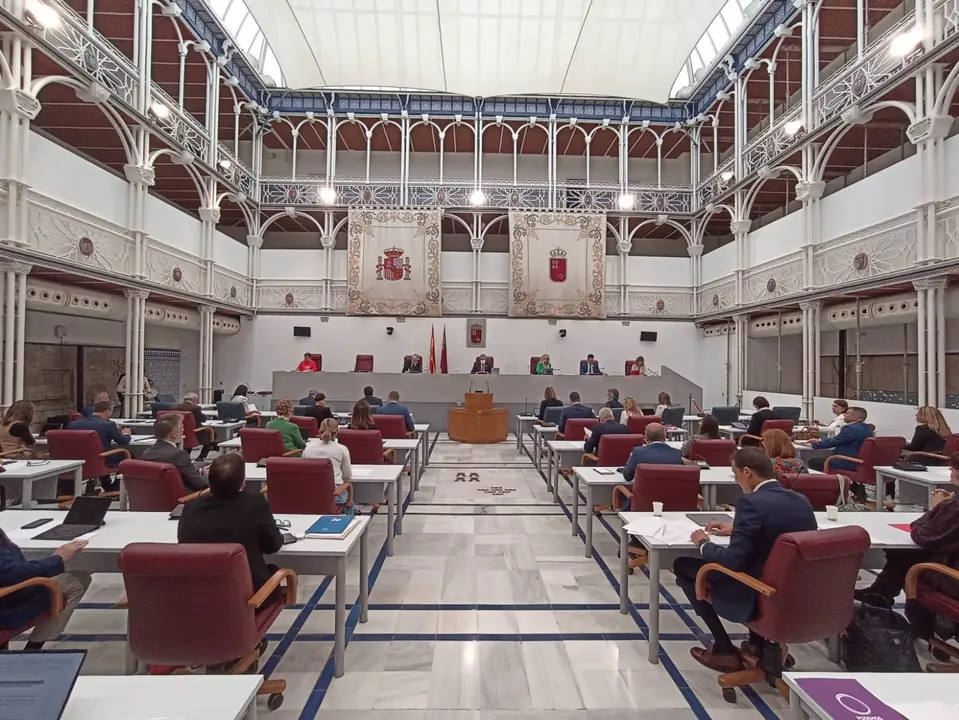 Imagen del Pleno de la Asamblea Regional FOTO: ASAMBLEA REGIONAL