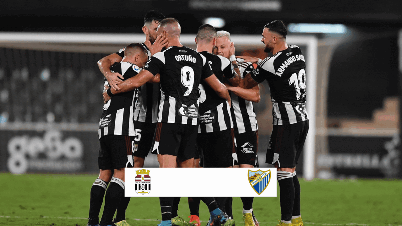 Los jugadores del FC Cartagena celebran la victoria (Foto: FC CT)