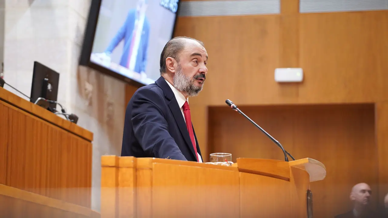 Javier Lamb&aacute;n, presidente aragon&eacute;s