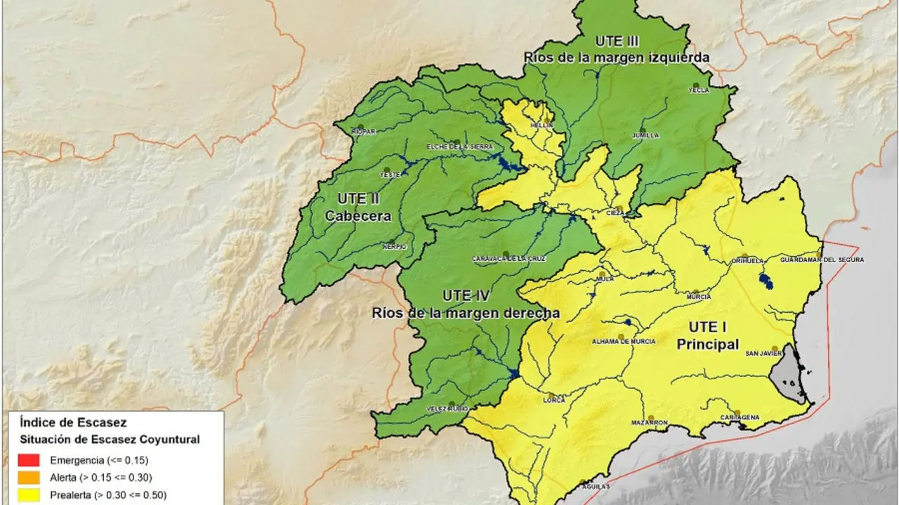 Estado actual de la cuenca del Segura