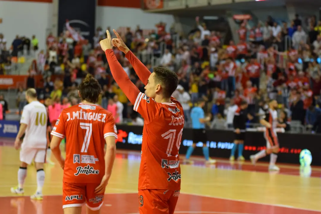 Imagen en un partido del Jimbee Cartagena- ElPozo Murcia (foto: La 7)
