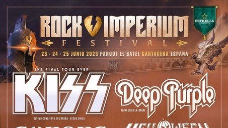 Cartel del Rock Imperium 2023 de Cartagena