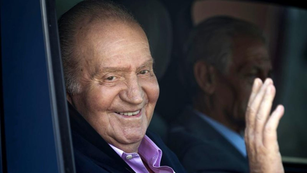 El rey Juan Carlos, en una de sus visitas recientes a España