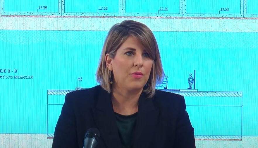 Noelia Arroyo, alcaldesa de Cartagena (foto: La 7)