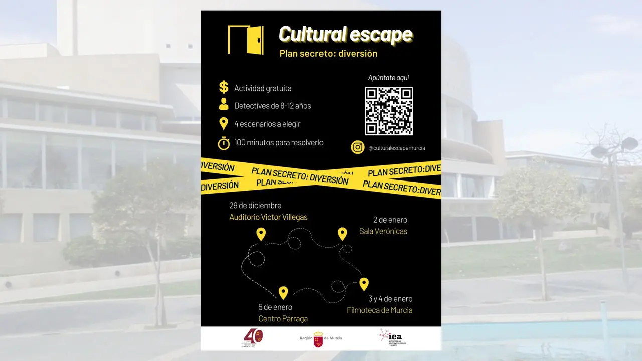 Cartel anunciador de la actividad