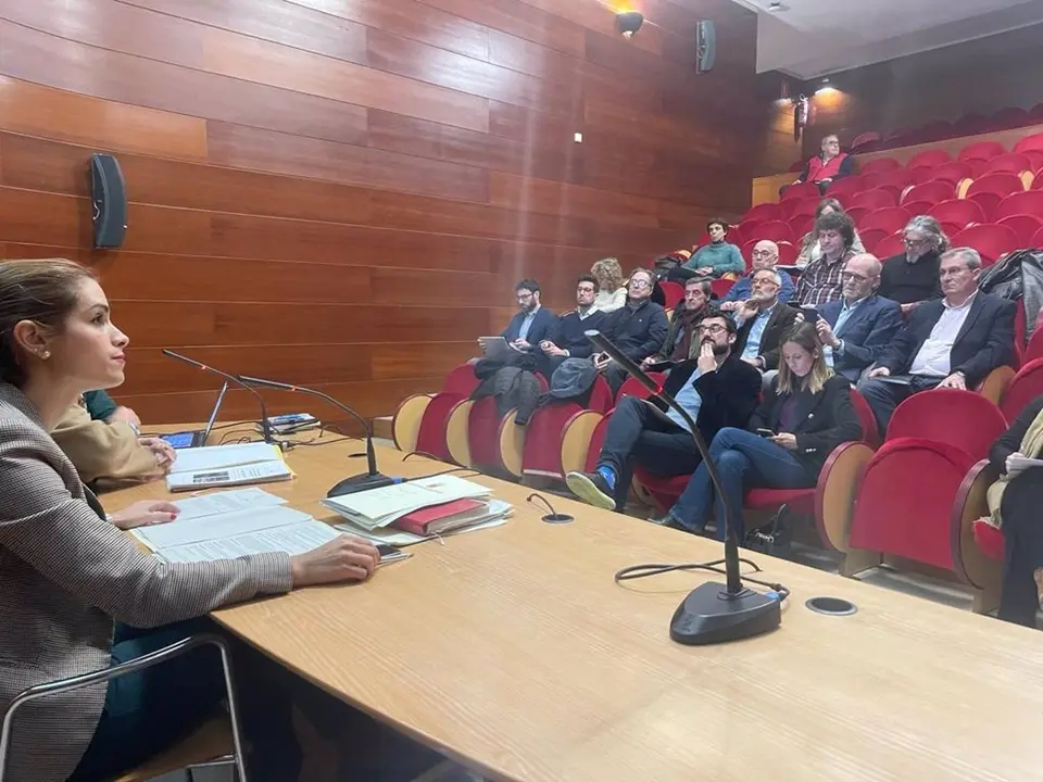 Reuni&oacute;n de la Mesa del Transporte (foto: ayuntamiento de Murcia)