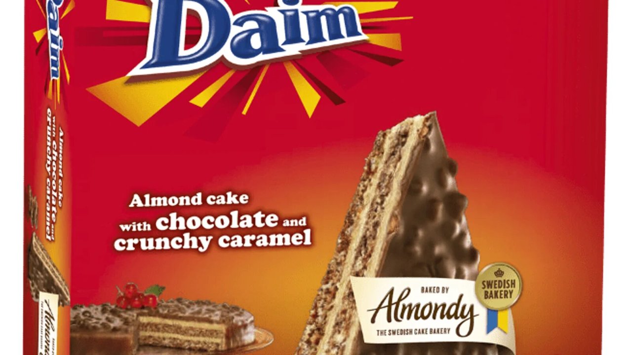 Tarta helada de almendras y chocolate de 400 gramos de la marca 'Daim' (foto: AESAN)