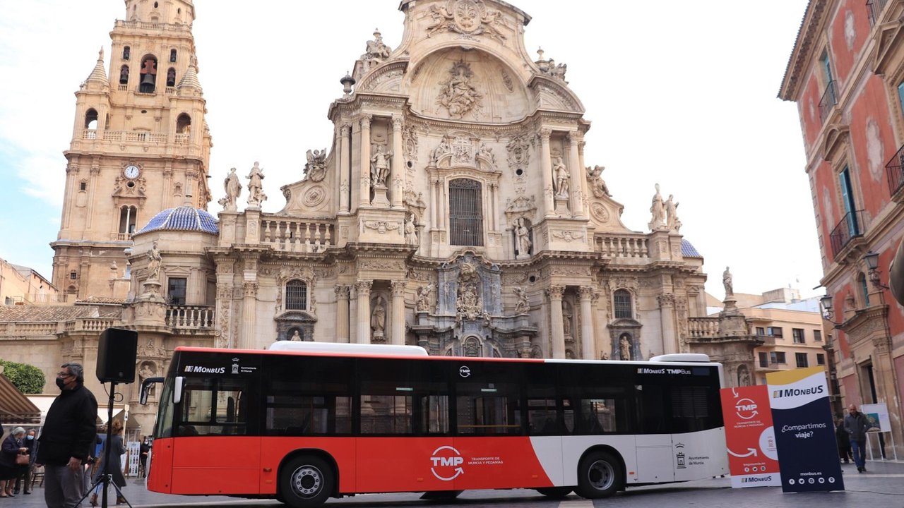 Autobús urbano de Murcia (Foto: Monbús)