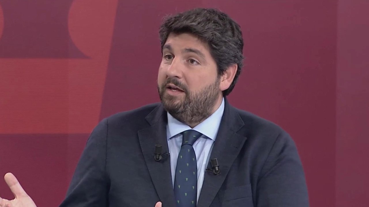 El presidente de la Región de Murcia, Fernando López Miras, en una entrevista en La 7