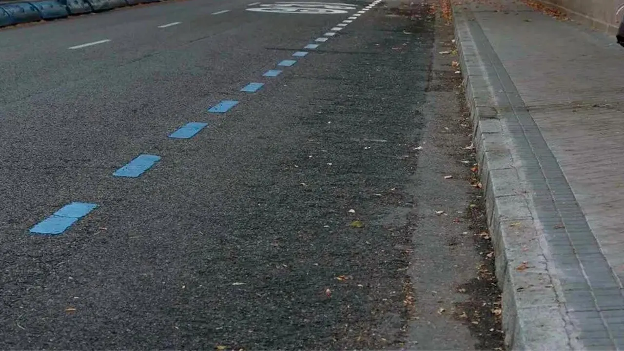 Zona azul de estacionamiento