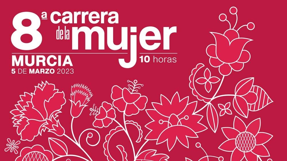 Cartel de la VIII Carrera de la Mujer en Murcia (foto: La 7)