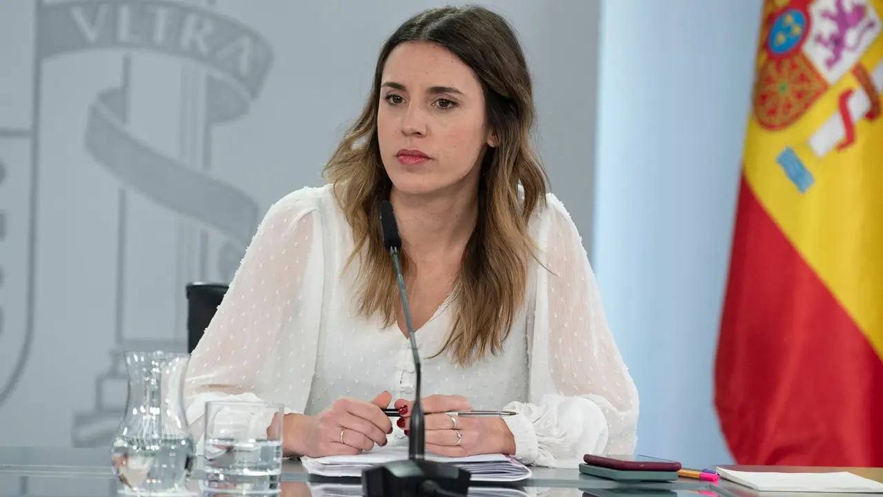 La ministra de Igualdad, Irene Montero