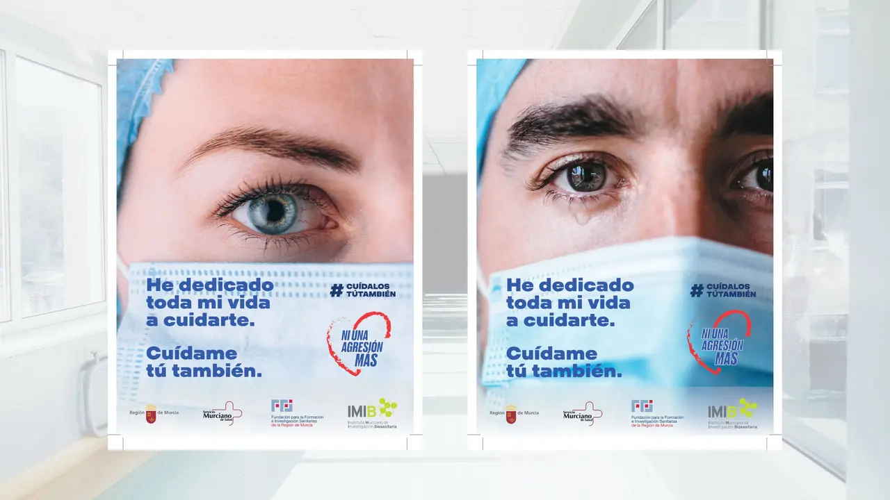 La campa&ntilde;a 'Cu&iacute;dame t&uacute; tambi&eacute;n' quiere concienciar sobre las agresiones a trabajadores sanitarios y no sanitarios