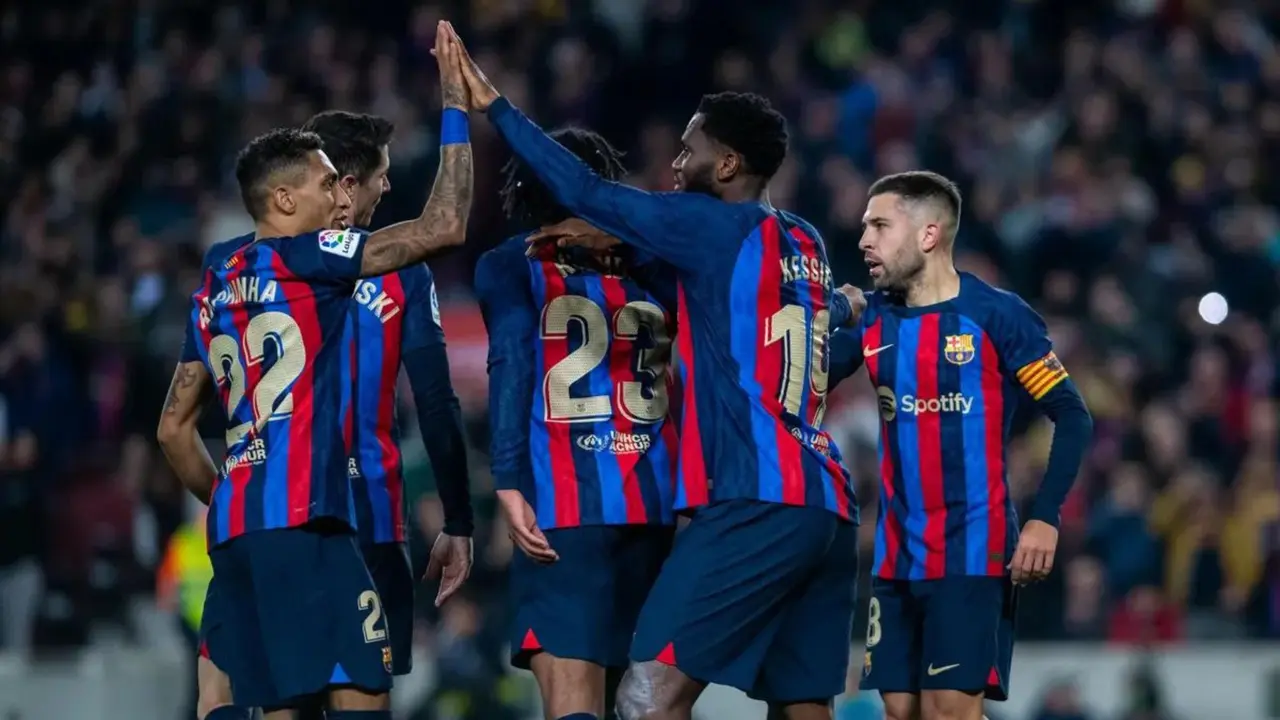 Los jugadores del Bar&ccedil;a celebran la victoria ante el Athletic (Foto: FC Barcelona)