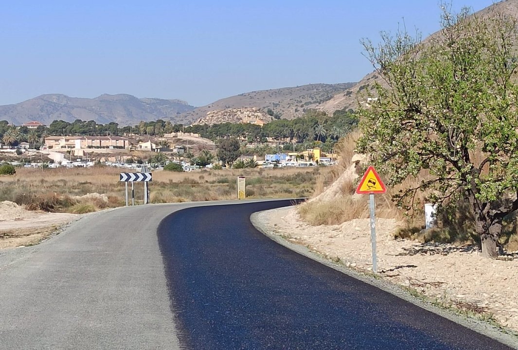 La Región de Murcia rehabilita la carretera que une Abanilla con los Baños de Fortuna (foto: CARM)