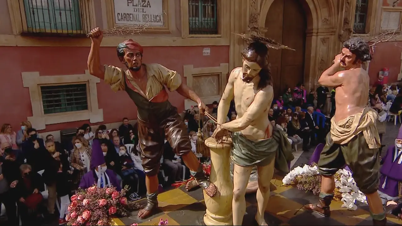 Imagen de la Semana Santa de  Murcia (foto: La 7)