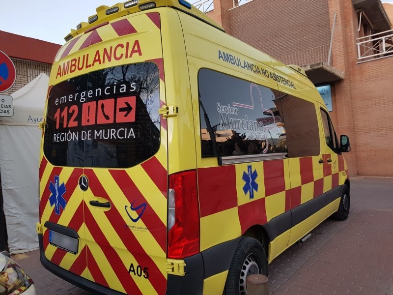 Imagen de archivo de una ambulancia del SMS