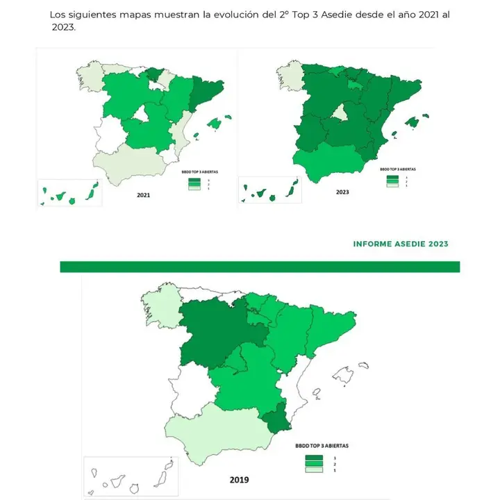 Situaci&oacute;n de la Regi&oacute;n de Murcia en los 'Top 3' del Informe de la Asociaci&oacute;n Multisectorial de la Informaci&oacute;n.