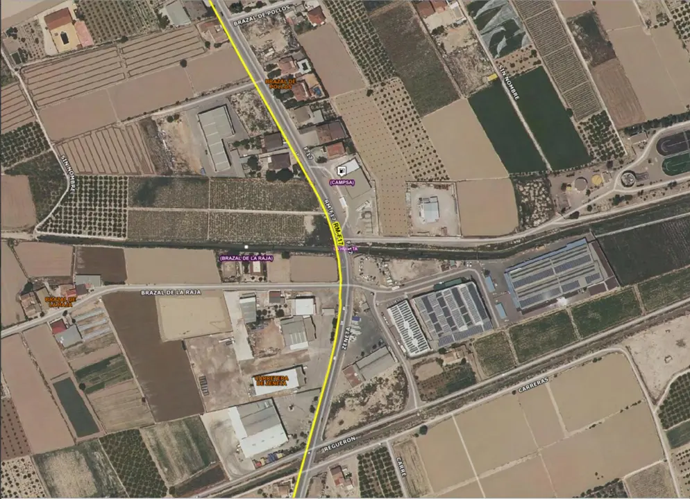 Lugar del accidente