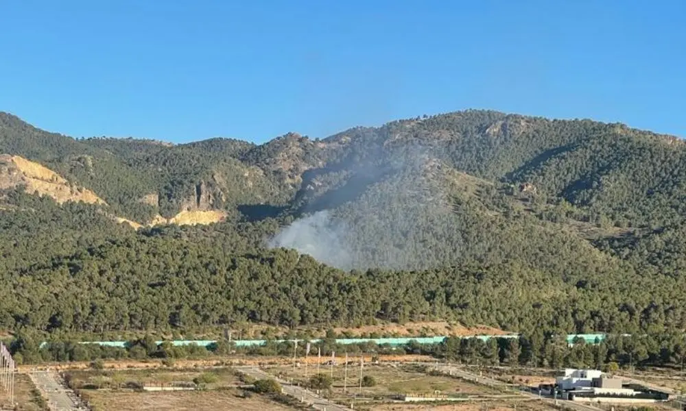 Incendio en La Alberca