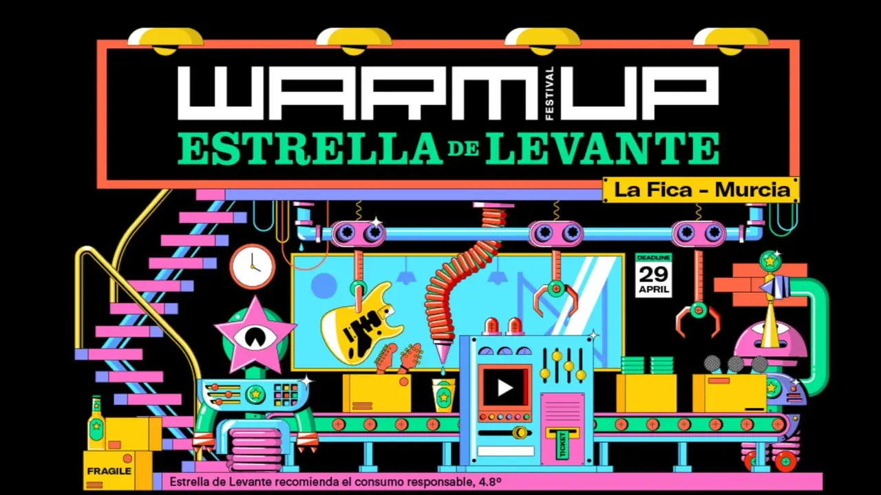 Cartel oficial del Warm Up 2023 (foto: Warm Up)