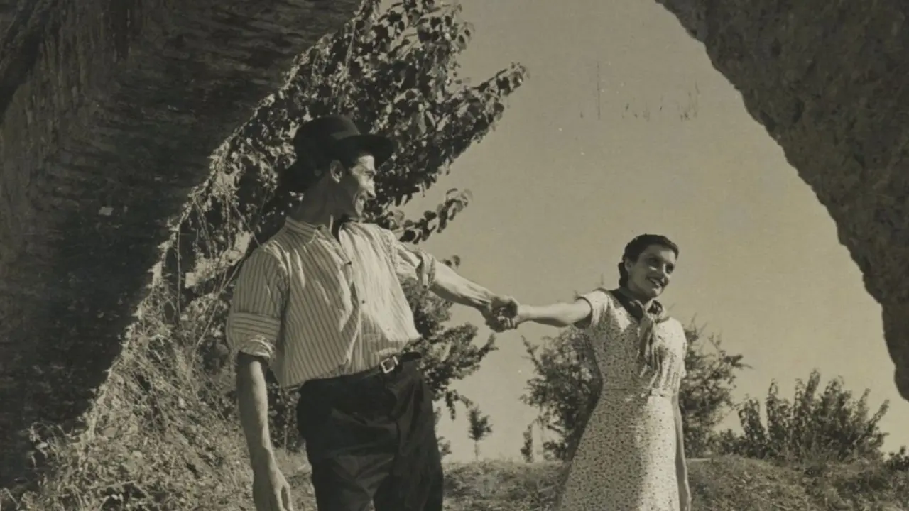Fotograma de la pel&iacute;cula 'En los jardines de Murcia', de 1936, una de las cintas incluidas en el ciclo dedicado al folclore de la Regi&oacute;n de Murcia