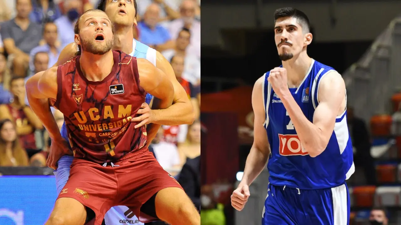Ryan Luther (izq.) y Danilo Nikolic