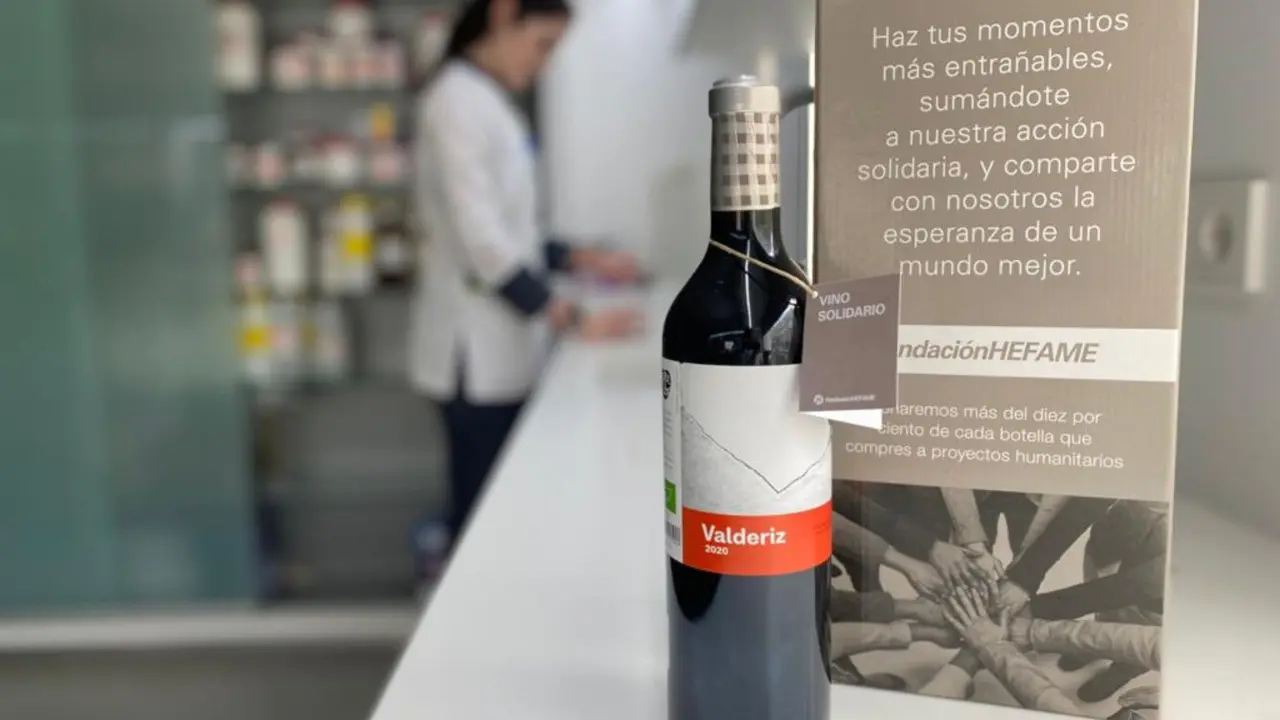 Vino solidario de Fundaci&oacute;n Hefame