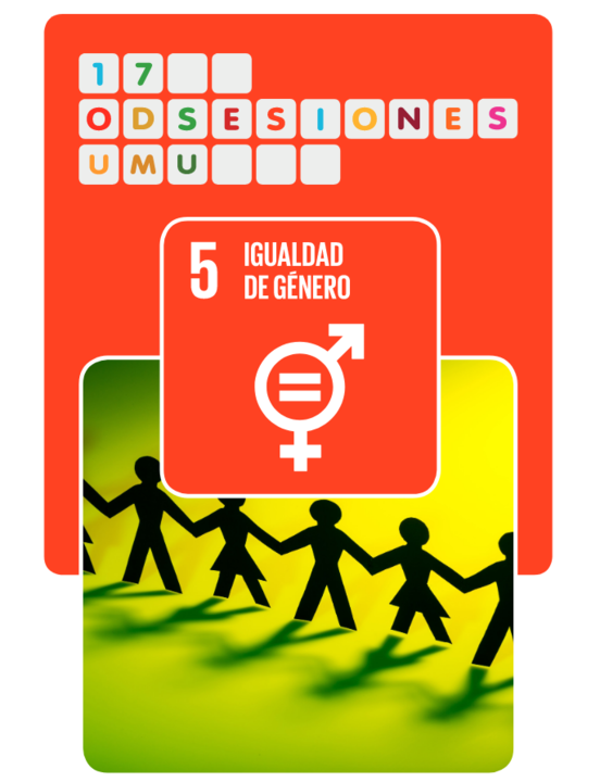 Cartel que presenta la sesión sobre Igualdad de Género de ODSesiones (foto. Universidad de Murcia)