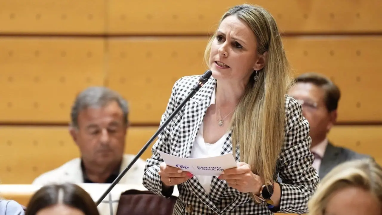 La senadora del Grupo Popular M&oacute;nica Azor&iacute;n