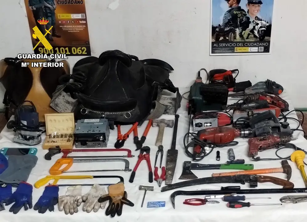 Imagen del material incautado (foto: La 7)