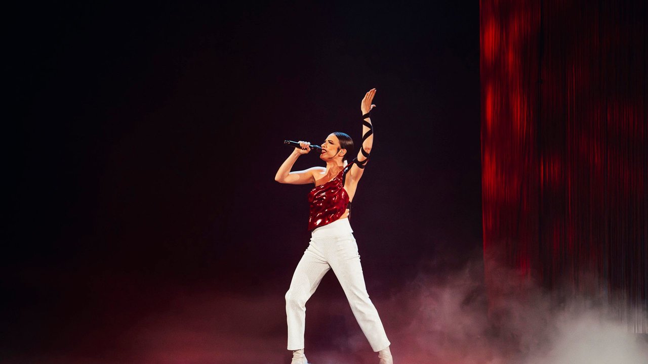 Blanca Paloma durante su actuación (Foto: Eurovisión)