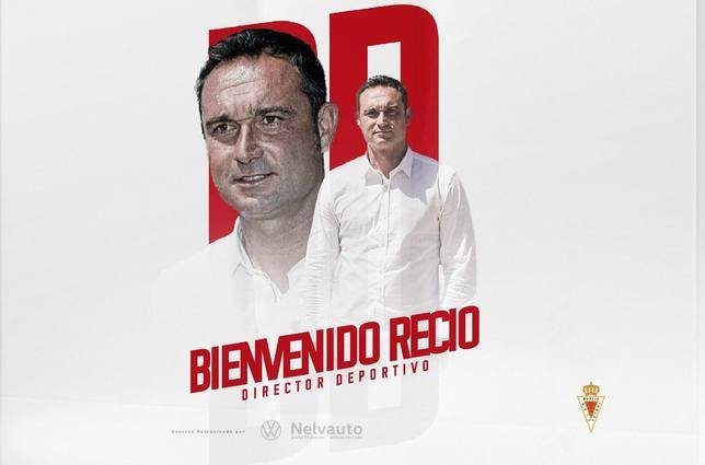 Javier Recio, nuevo director deportivo del Real Murcia (foto: Real Murcia)