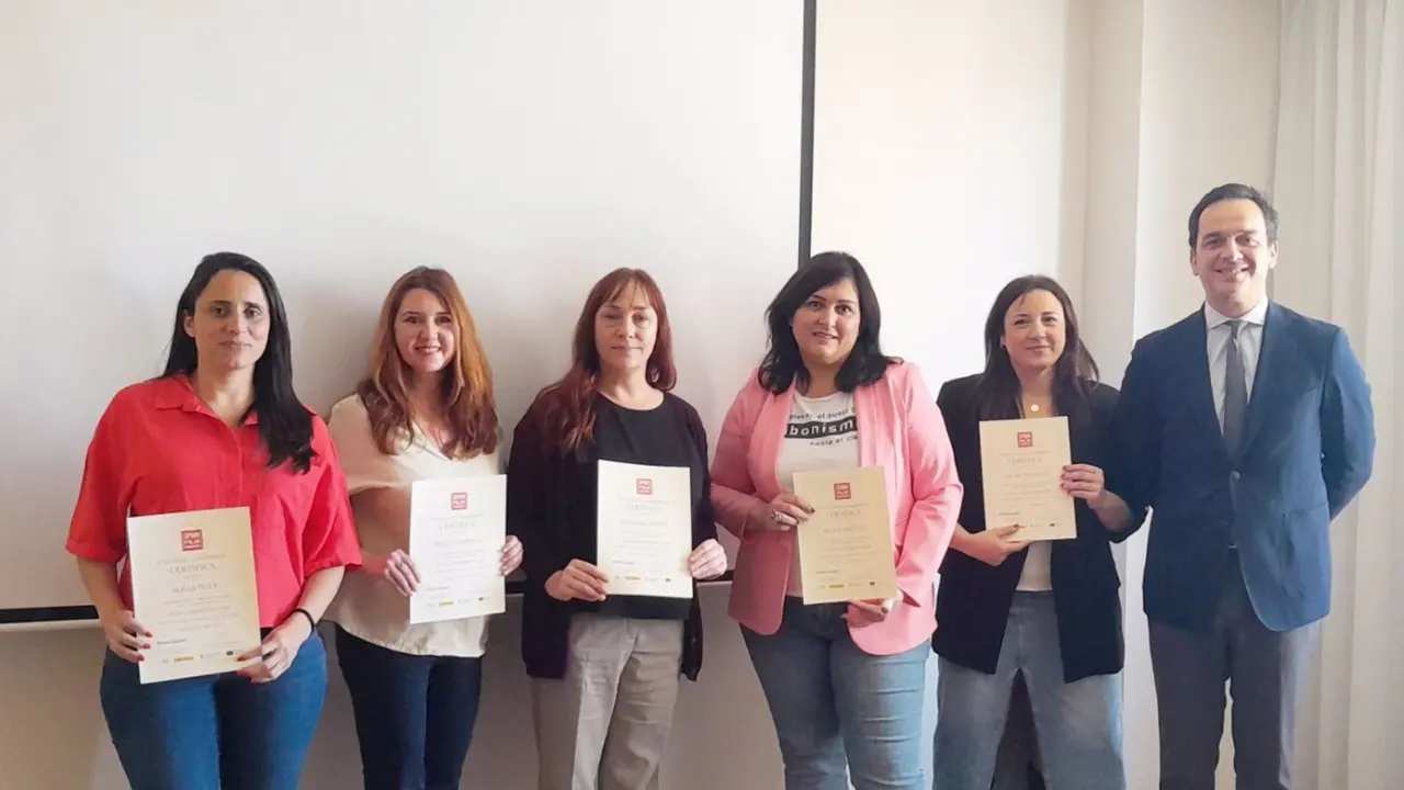 Alumnas que participaron en el curso de formaci&oacute;n, con el t&iacute;tulo acreditativo de Film Commissioner, otorgado por Spain Film Commission