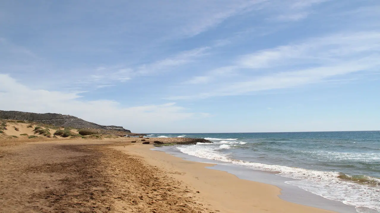 Playa de Calblanque, en Cartagena