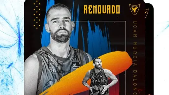 Nemanja Radovic renueva con el UCAM Murcia CB hasta 2025 (foto: UCAM Murcia CB)