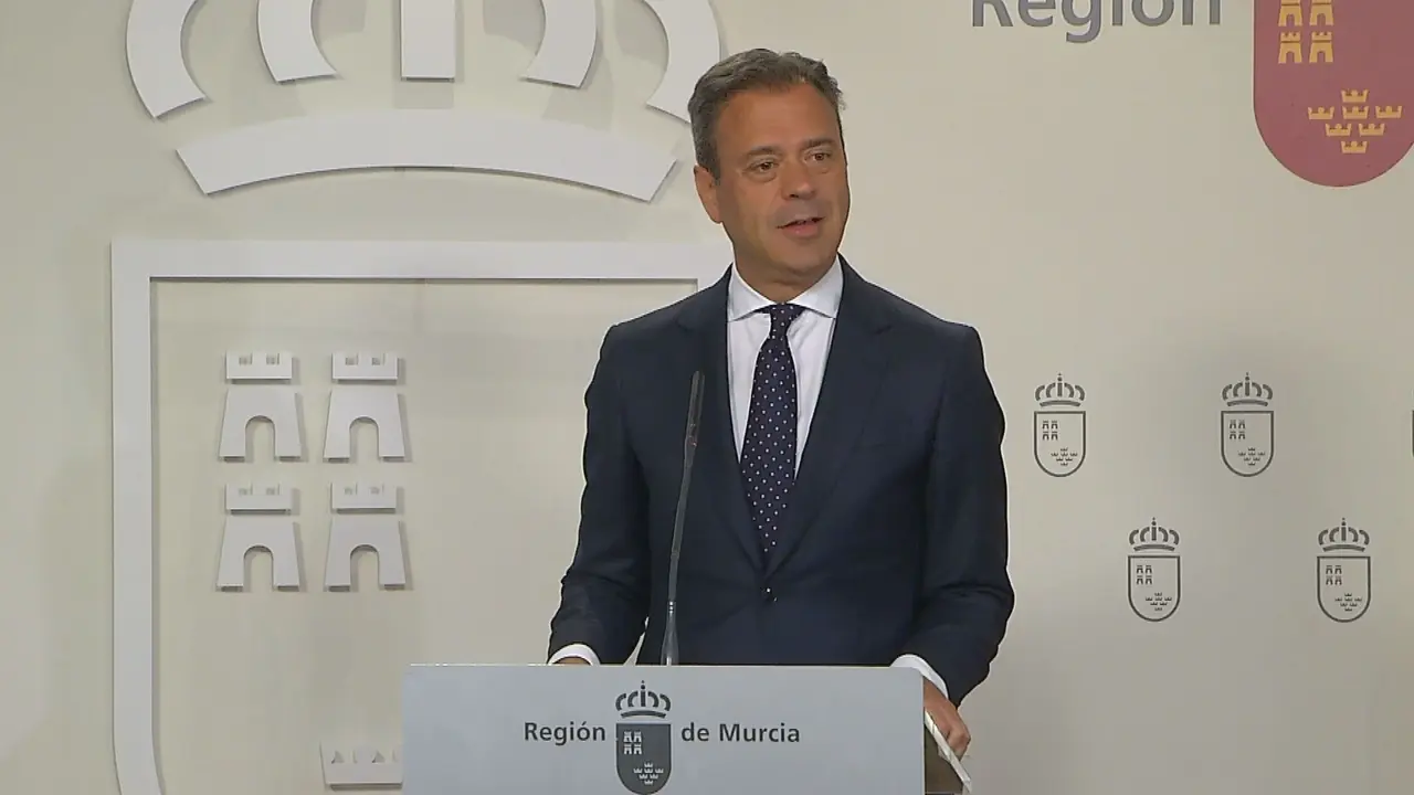 Marcos Ortu&ntilde;o, portavoz del Gobierno de la Regi&oacute;n de Murcia (foto: La 7)