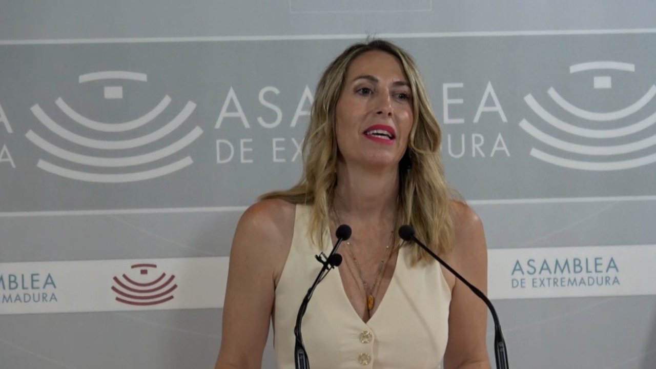 María Guardiola, líder dle PP extremeño