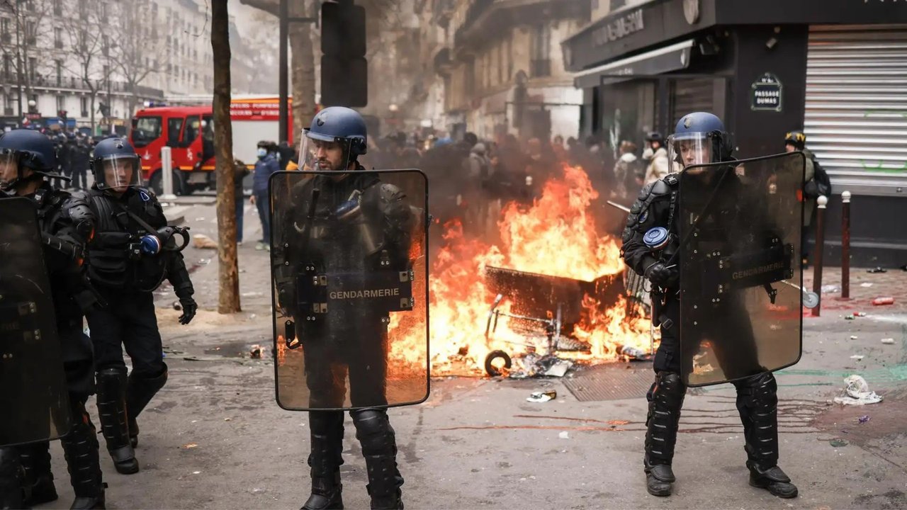 Despliegue policial en Marsella