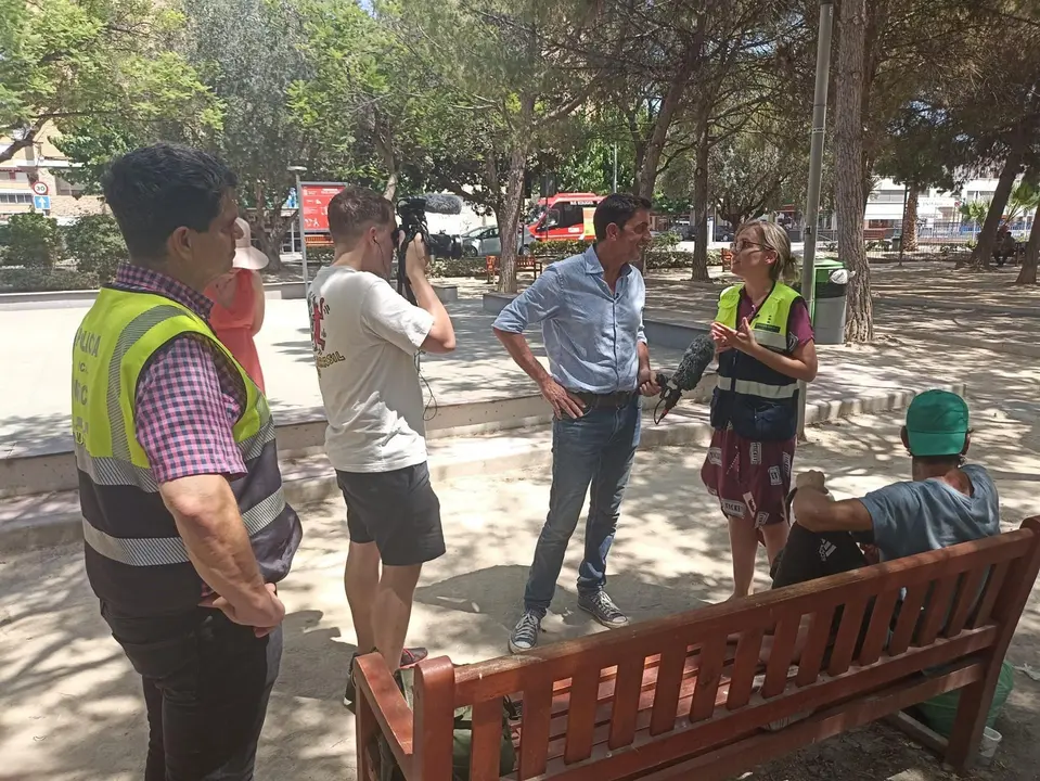 La BBC se hace eco de la labor del SEMAS durante la ola de calor en Murcia (foto: Ayuntamiento de Murcia)